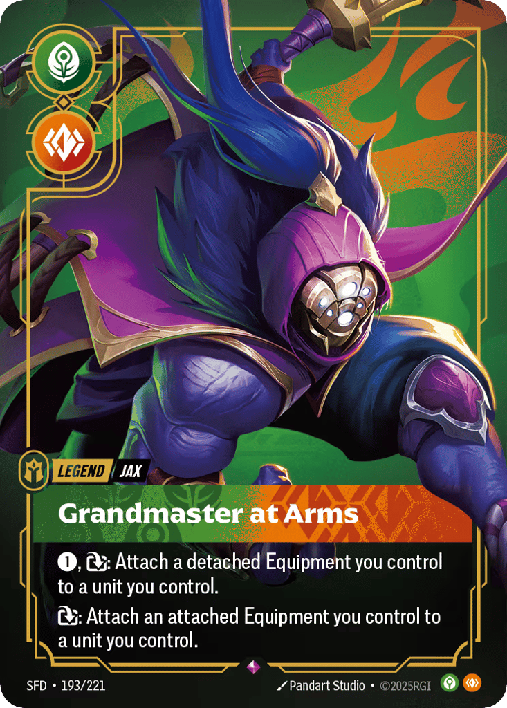 Grandmaster At Arms - 193/221 - Rare - Spiritforged