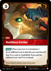 Ruthless Strike - 008/166 - Common - Vendetta