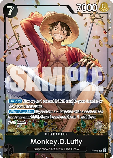 Monkey.D.Luffy - P-075 - Promo (Tin Pack Set Vol2Alt Art) - Promos