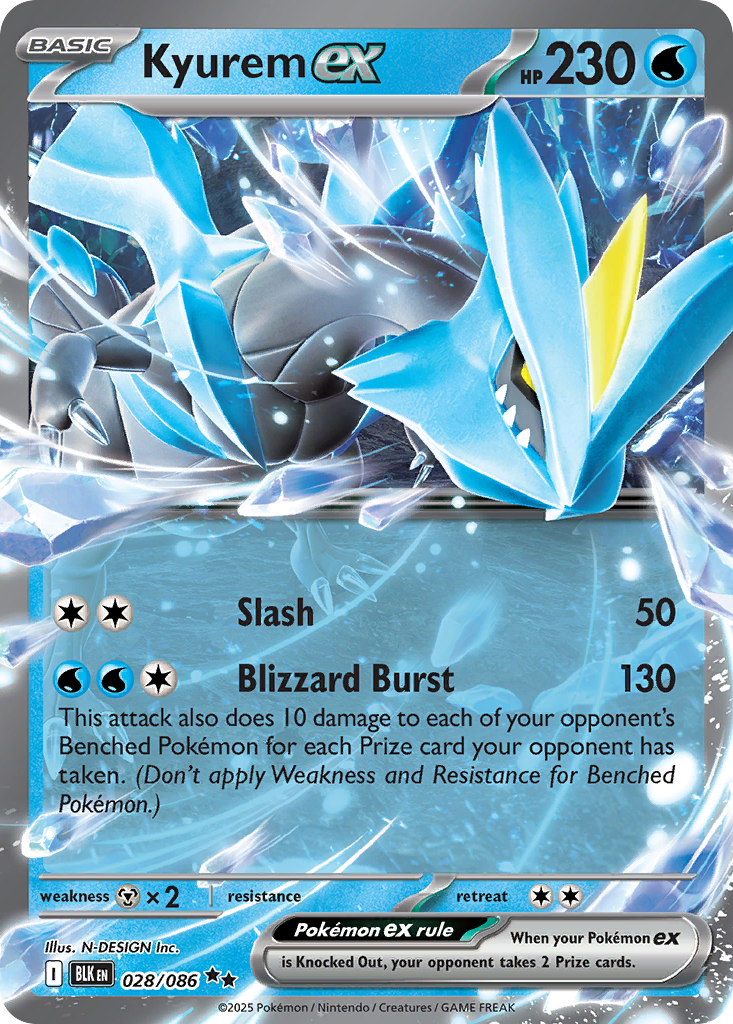 Kyurem ex - 28/86 - Black Bolt