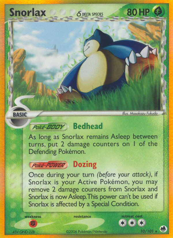 Snorlax δ - 010/101 - Dragon Frontiers