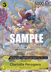 Charlotte Perospero - OP03-113 - Super Rare (Alternate Art) - Pillars of Strength