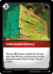 Unlicensed Armory - 023/298 - Uncommon - Origins