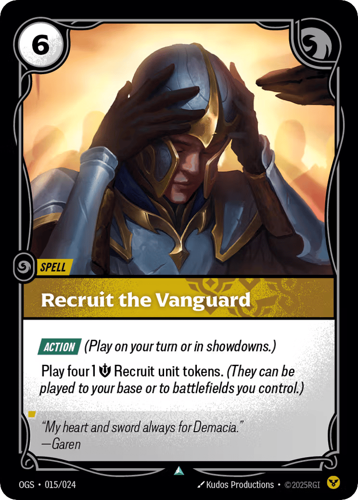 Recruit The Vanguard - 015/024 - Uncommon - Proving Grounds