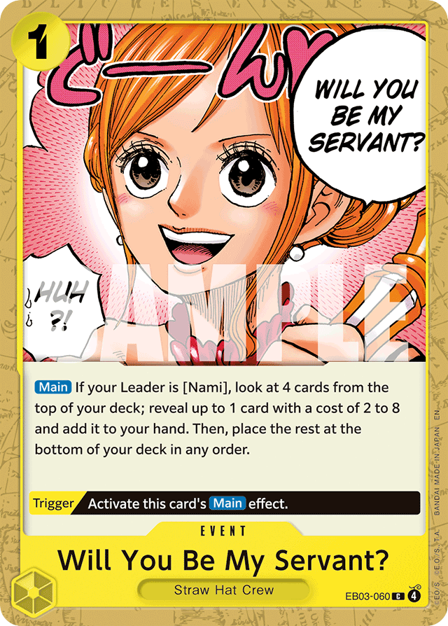 Will You Be My Servant? - EB03-060 - Common - Heroines Edition