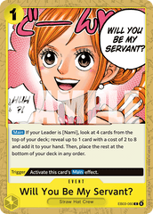 Will You Be My Servant? - EB03-060 - Common - Heroines Edition