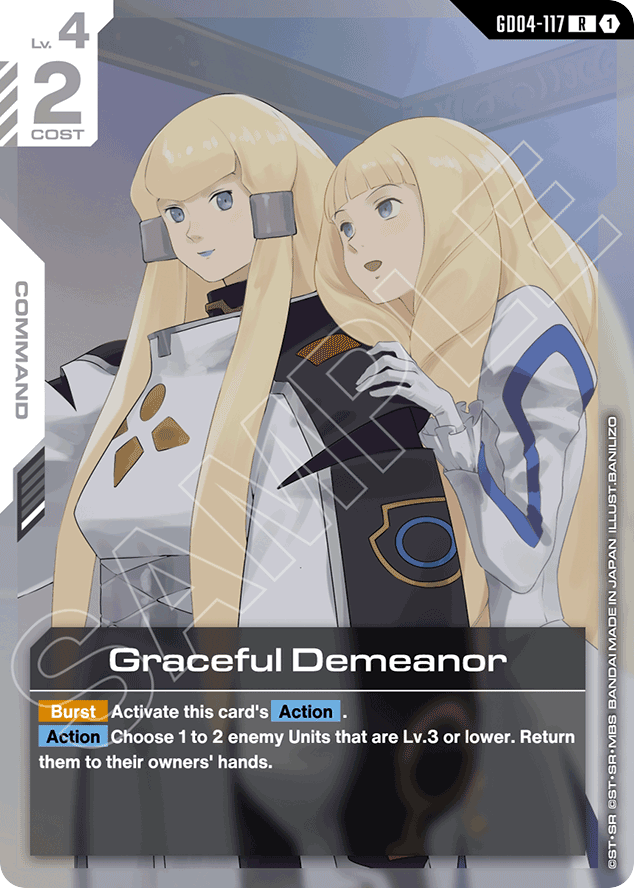 Graceful Demeanor - GD04-117 - Rare - Phantom Aria