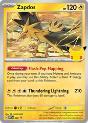 Zapdos - 098 - Mega Evolution Black Star Promos