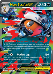 Mega Scrafty ex - 135/217 - Ascended Heroes