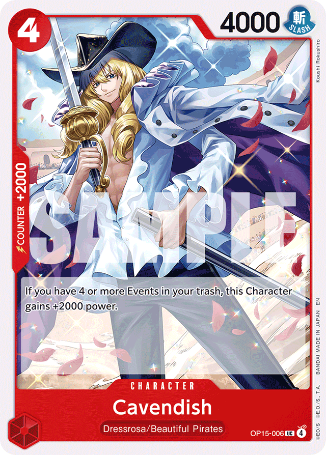 Cavendish - OP15-006 - Uncommon - Adventure on Kami's Island