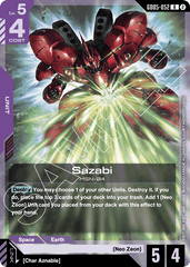 Sazabi - GD05-052 - Rare - Freedom Ascension