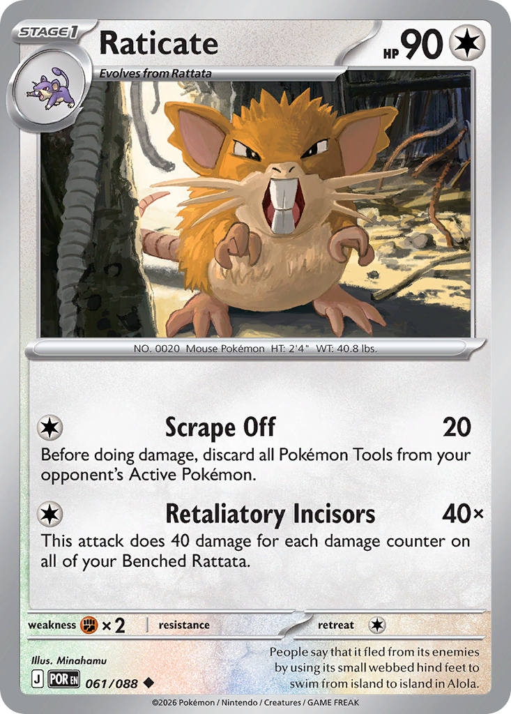 Raticate - 61/88 - Perfect Order