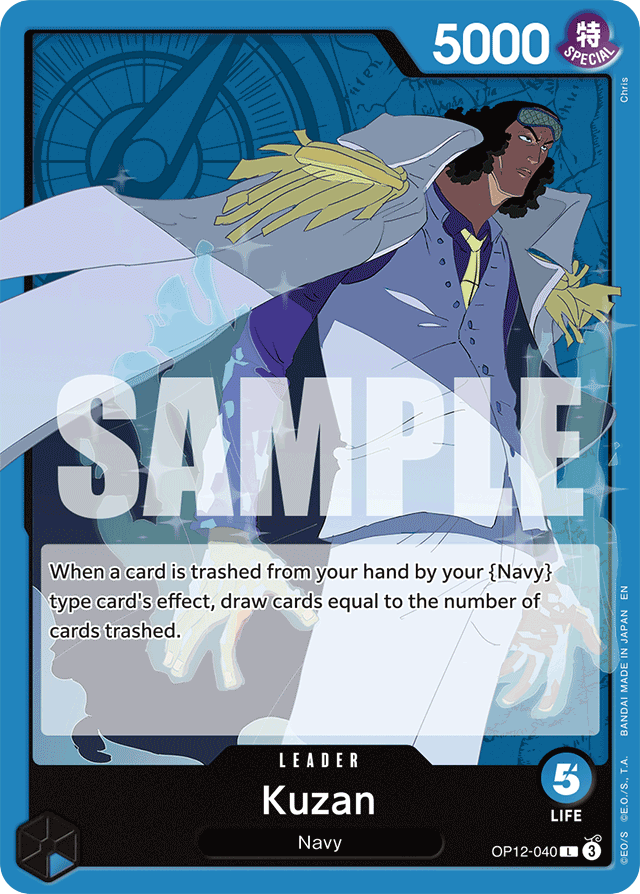 Kuzan - OP12-040 - Leader - Legacy of the Master