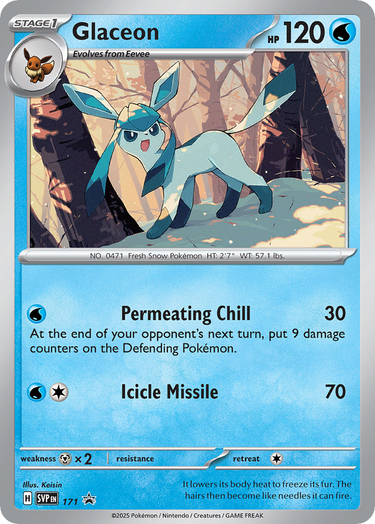Glaceon - 171 - Scarlet & Violet Black Star Promos