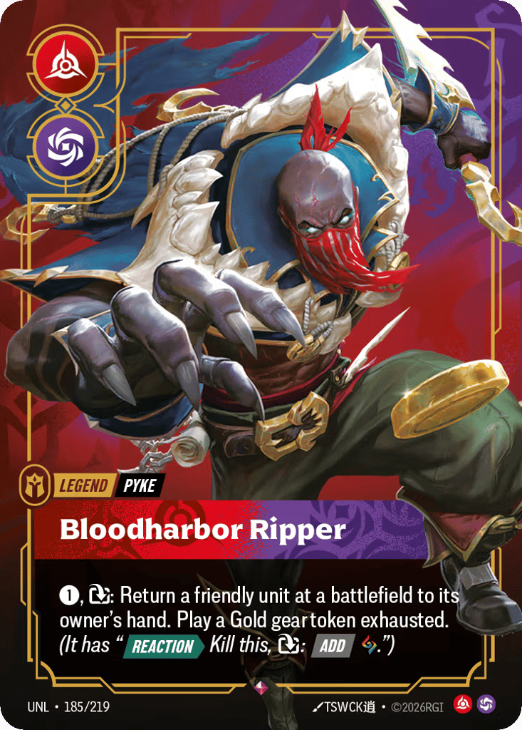 Bloodharbor Ripper - 185/219 - Rare - Unleashed