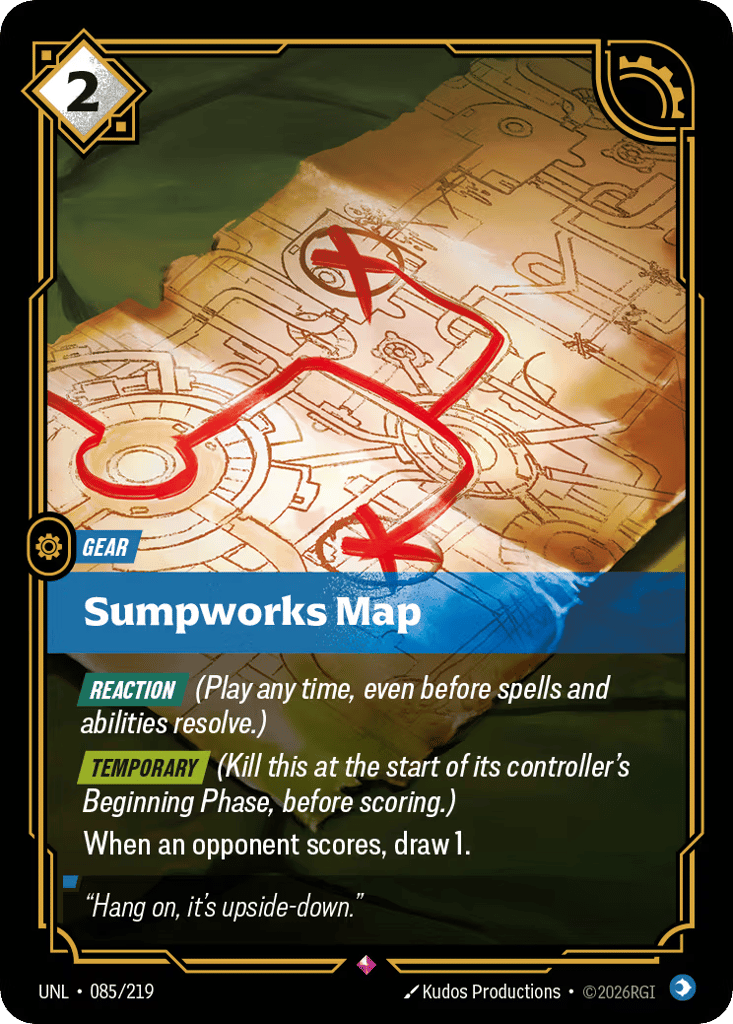 Sumpworks Map - 085/219 - Rare - Unleashed