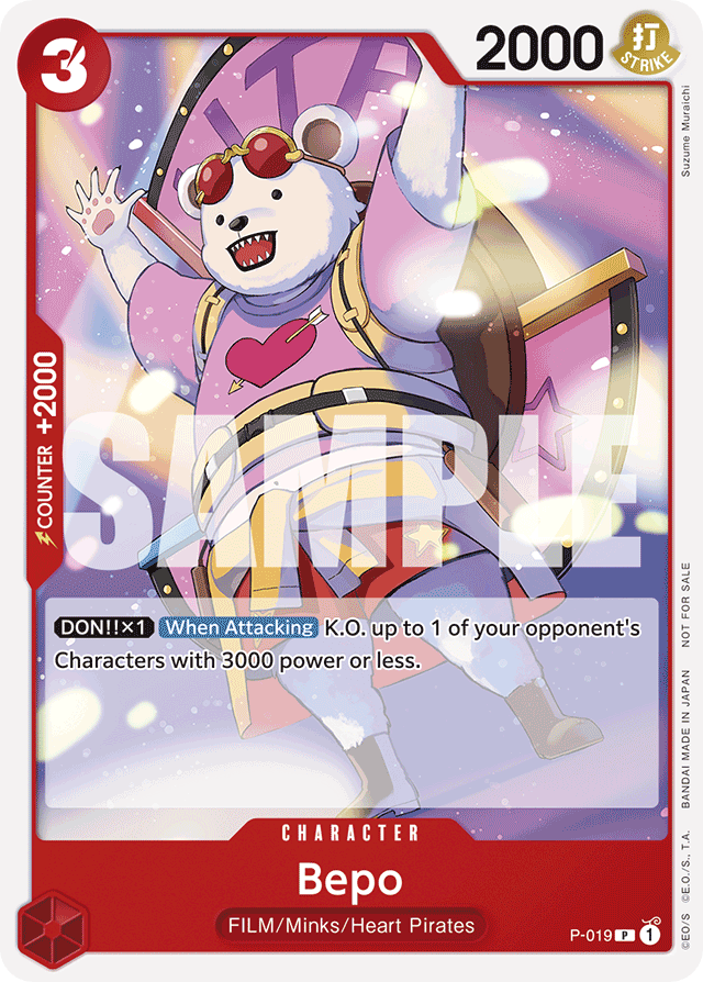 Bepo - P-019 - Promo (Alternate Art) - Promos