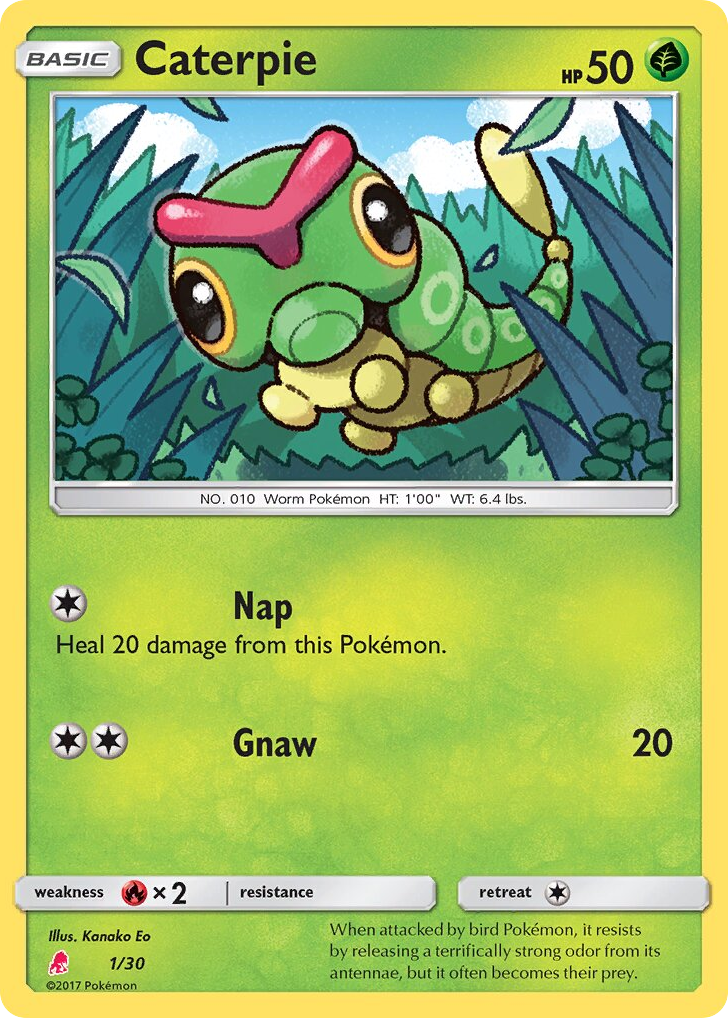 Caterpie - 01/30 - SM Trainer Kit Lycanroc
