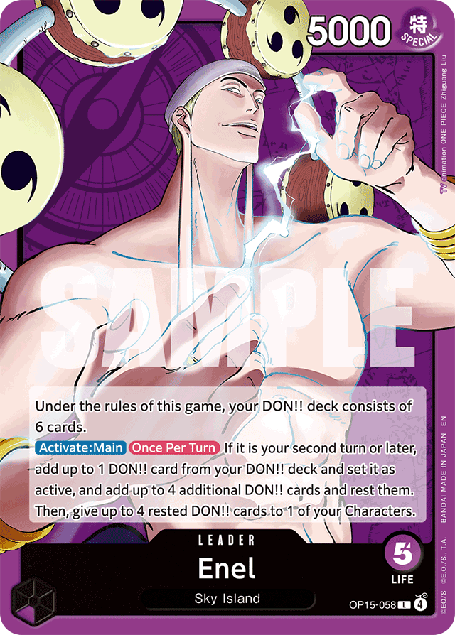 Enel - OP15-058 - Leader - Adventure on Kami's Island
