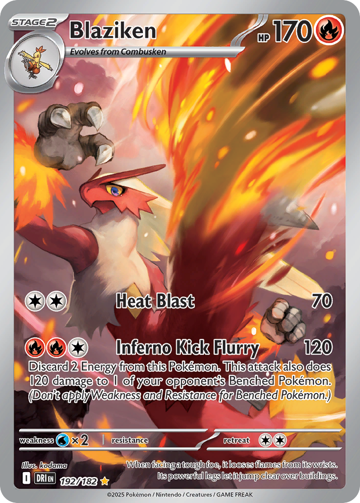 Blaziken - 192/182 - Destined Rivals