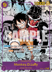Monkey.D.Luffy - OP09-119 - Secret Rare (Manga Alt Art) - Emperors In The New World
