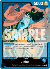 Jinbe - OP14-040 - Leader - The Azure Sea's Seven