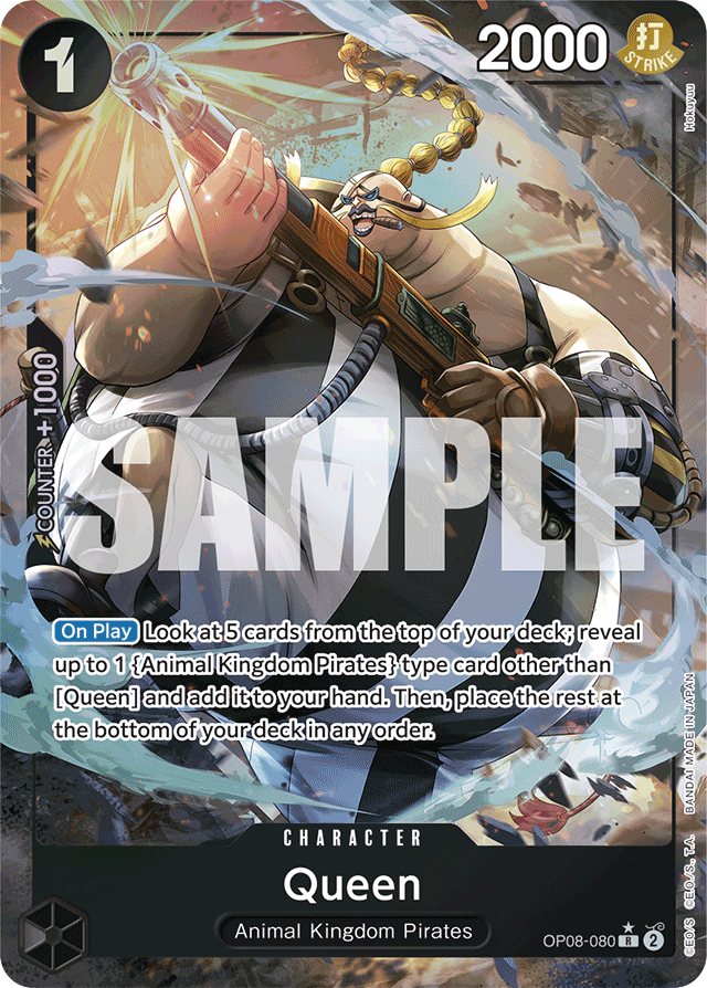Queen - OP08-080 - Rare (Alternate Art) - Two Legends