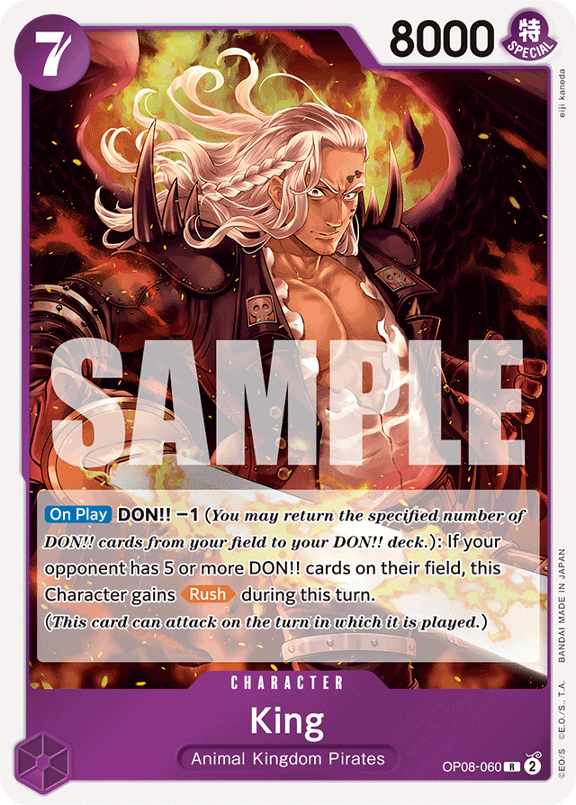 King - OP08-060 - Rare - Two Legends
