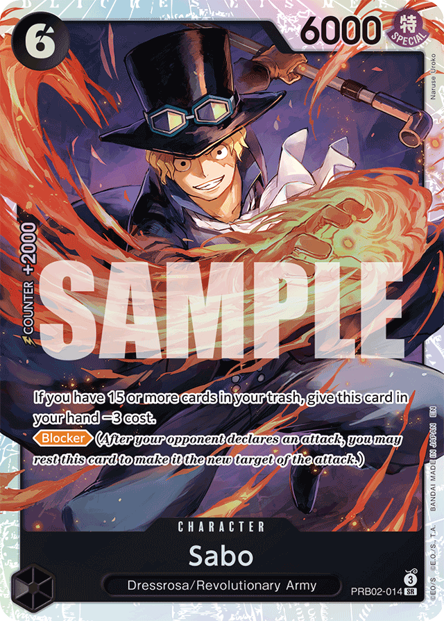 Sabo - PRB02-014 - Super Rare - The Best Vol.2