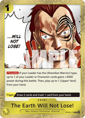 The Earth Will Not Lose! - OP08-115 - Rare - Two Legends