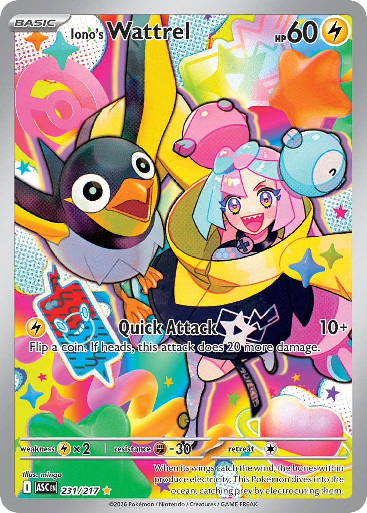 Iono's Wattrel - 231/217 - Ascended Heroes