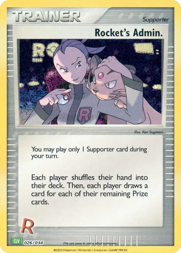 Rocket's Admin - 26/34 - Pokémon TCG Classic - Venusaur