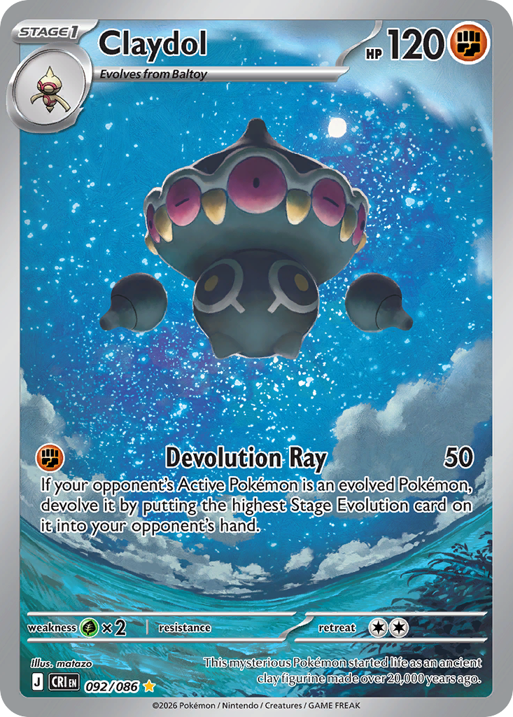 Claydol - 92/86 - Chaos Rising