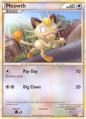 Meowth - 12/30 - HGSS Trainer Kit Raichu