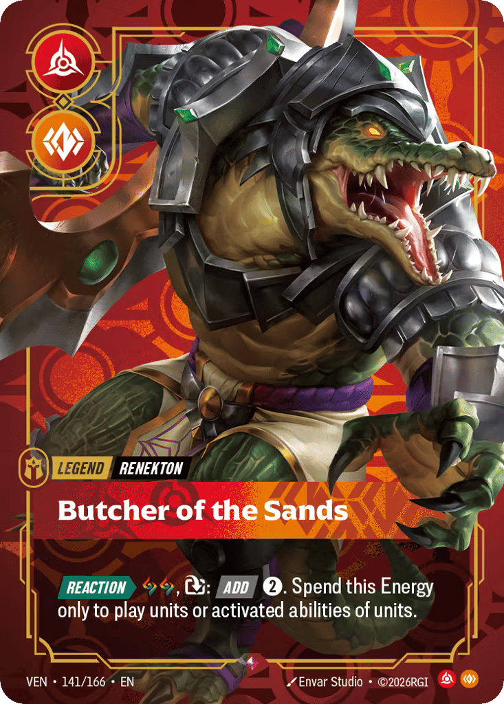 Butcher Of The Sands - 141/166 - Rare - Vendetta