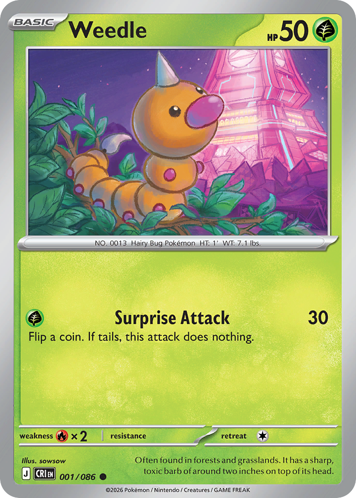 Weedle - 01/86 - Chaos Rising