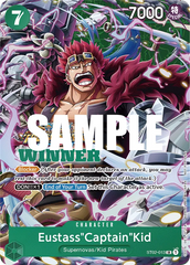 Eustass"Captain"Kid - ST02-013 - Super Rare (Treasure Cruise Winner Stamp) - Worst Generation