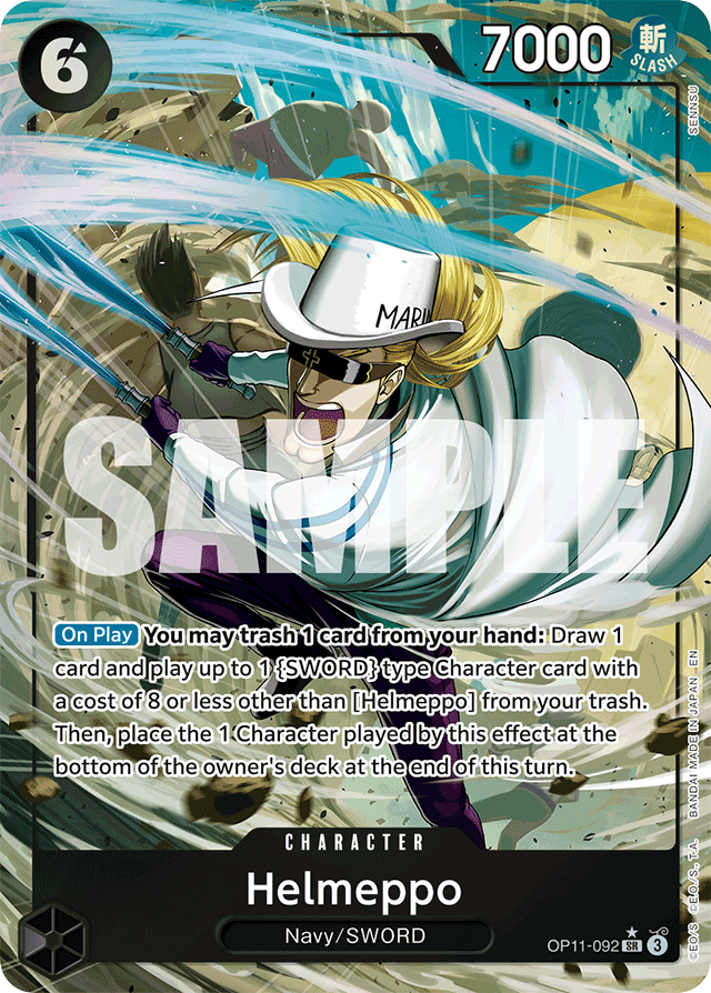 Helmeppo - OP11-092 - Super Rare (Alternate Art) - A Fist Of Divine Speed