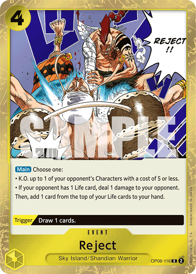 Reject - OP06-116 - Rare - Wings of the Captain
