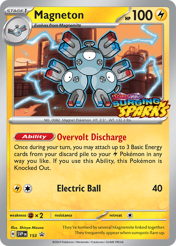 Magneton - 153 - Scarlet & Violet Black Star Promos