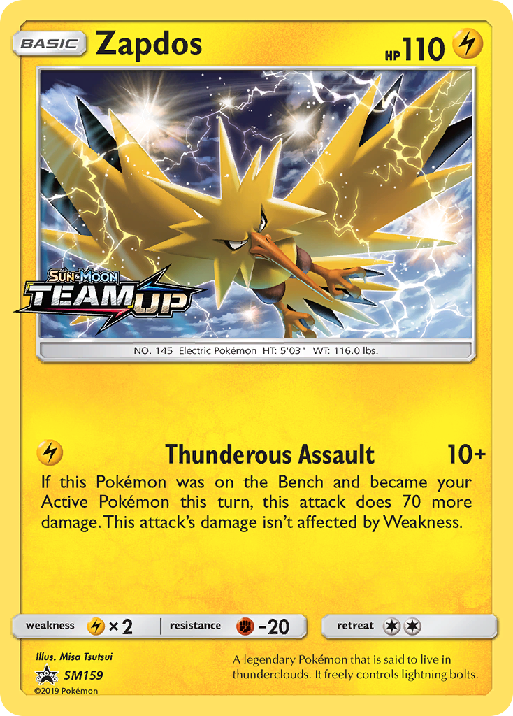 Zapdos - SM159 - SM Black Star Promos