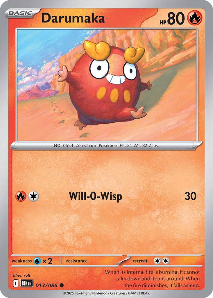 Darumaka - 13/86 - Black Bolt