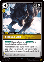 Stalking Wolf - 166/219 - Uncommon - Unleashed