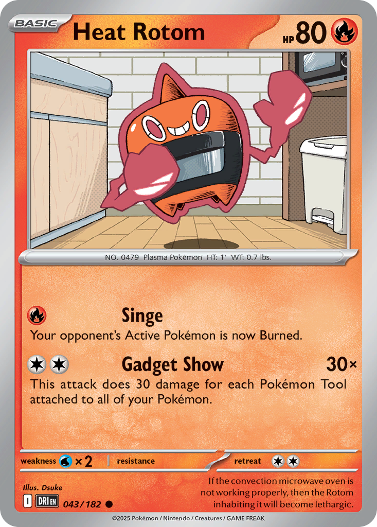 Heat Rotom - 043/182 - Destined Rivals