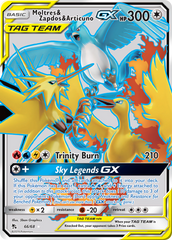 Moltres & Zapdos & Articuno-GX - 66/68 - Hidden Fates