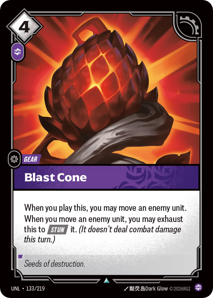 Blast Cone - 133/219 - Uncommon - Unleashed