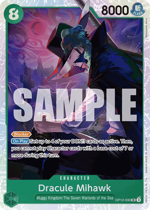 Dracule Mihawk - OP12-030 - Super Rare - Legacy of the Master