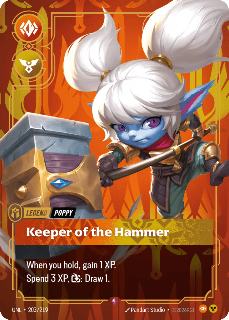 Keeper Of The Hammer - 203/219 - Rare - Unleashed