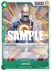Lao.G - OP04-034 - Uncommon - Kingdoms of Intrigue