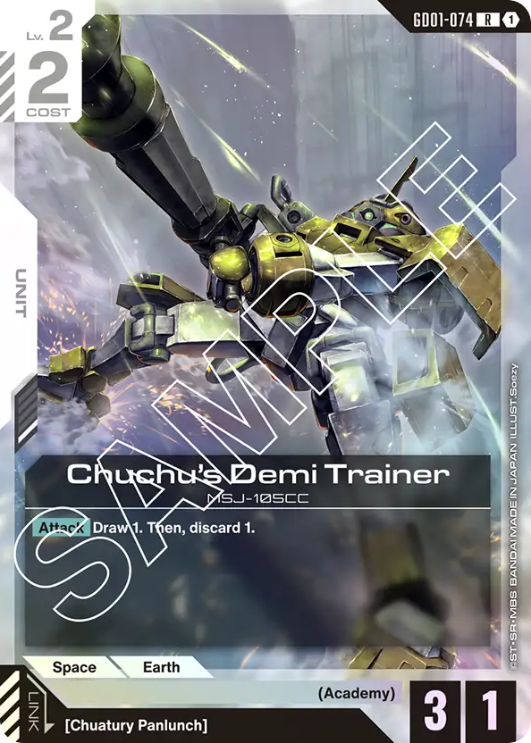 Chuchu's Demi Trainer - GD01-074 - Rare - Newtype Rising